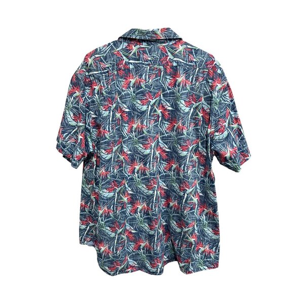 Cremeieux Classics Mens Hawaiian Shirt Tropical Print Short Sleeve Sz XXL - Picture 2 of 9